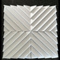 Acoustic Foam Panel Diagonal Shape White (5cm thick) - 4 panels - Echo - Less